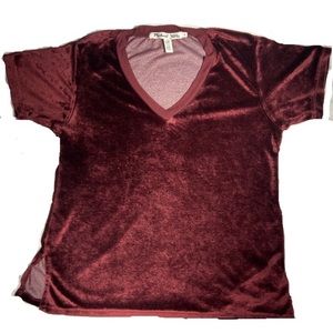 Michael Stars Vali Velvet Short Sleeve